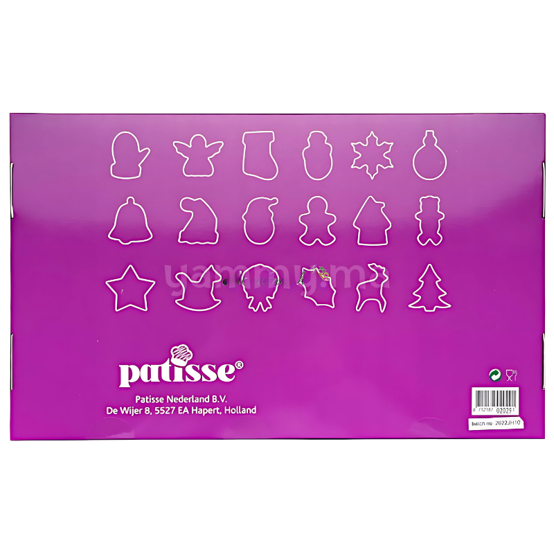 Set de 18 Emporte-pièces Noël en Inox - Patisse 02029