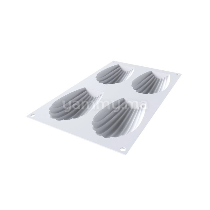 Moule Silicone Madeleine XL95 95ml 11.7x7cm - Silikomart